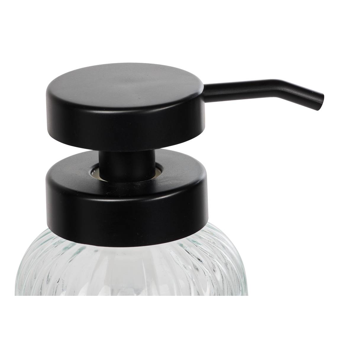 Distributeur à savon, 500 ml, transparent Black edition