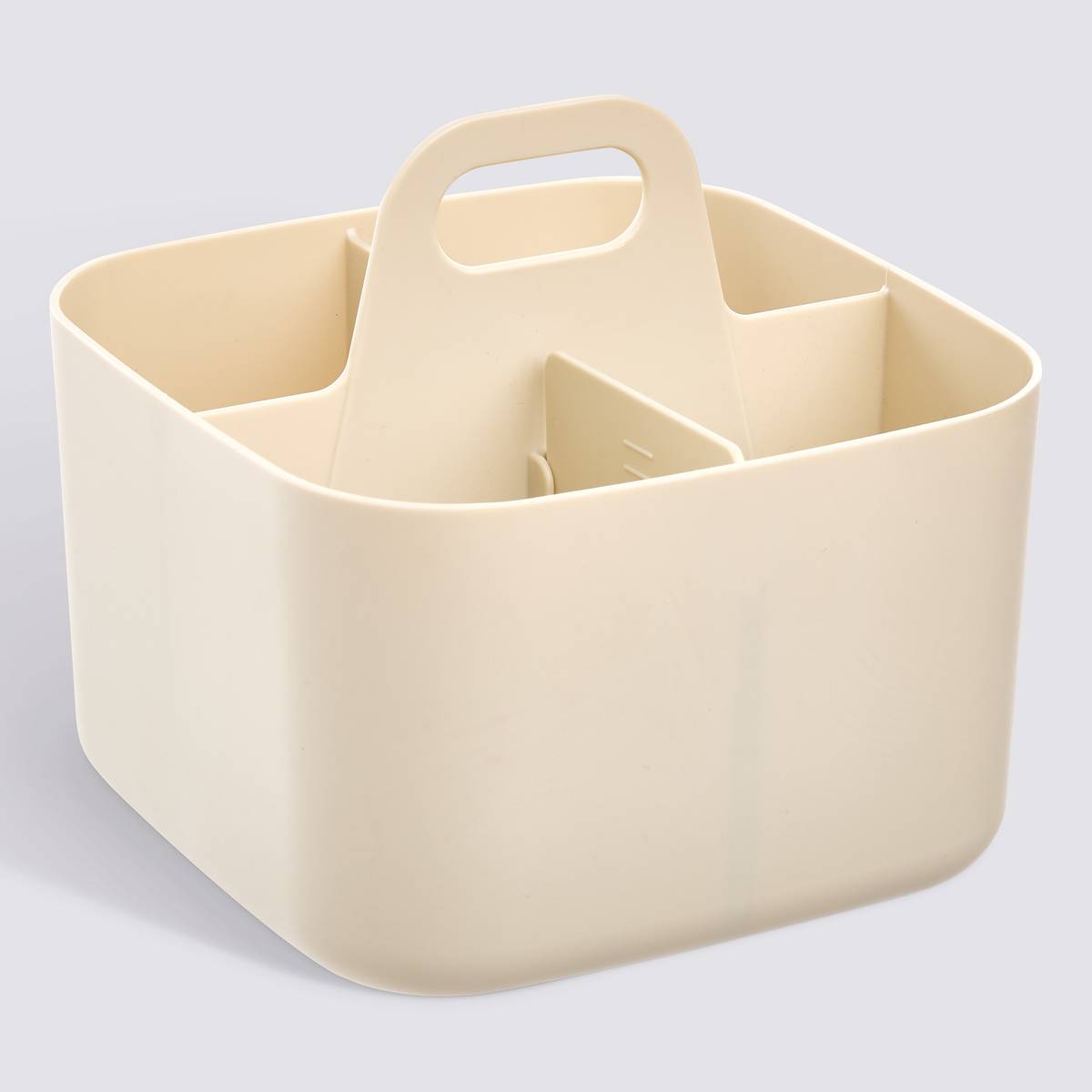 Organiseur, 16,5x16,5x15 cm, beige Poly