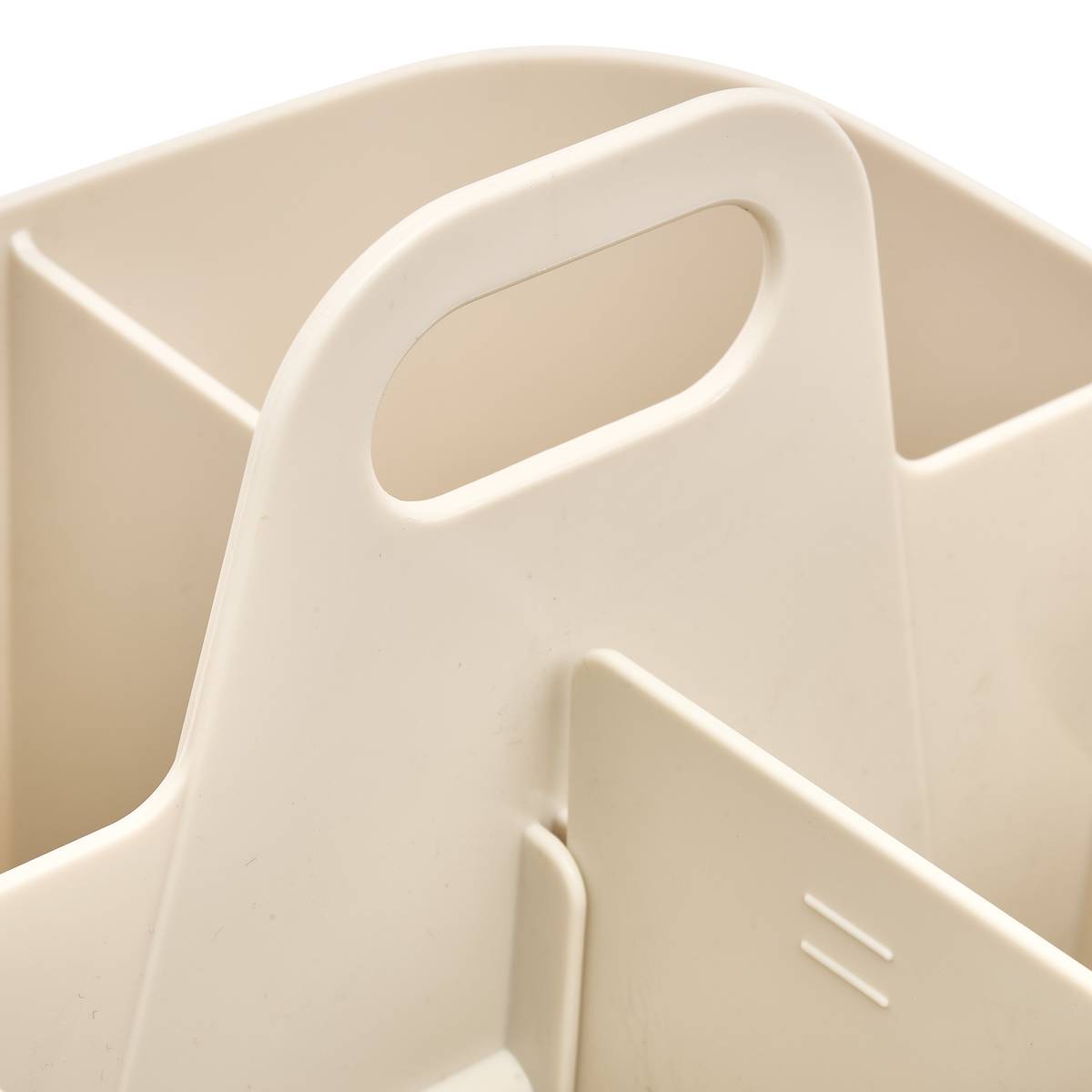 Organiseur, 16,5x16,5x15 cm, beige Poly