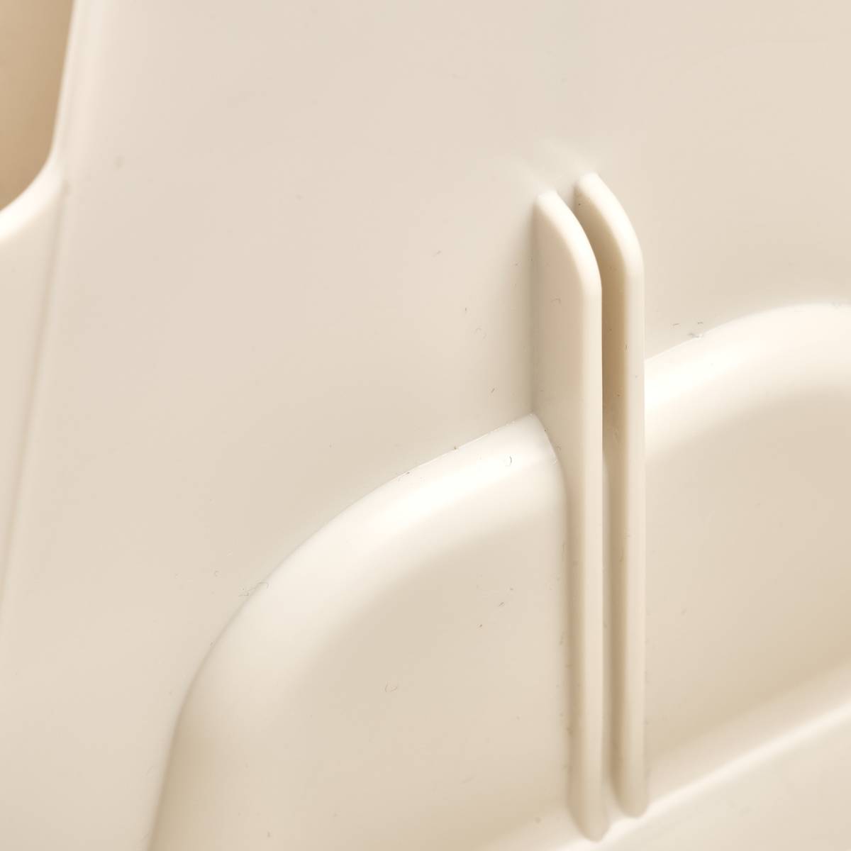 Organiseur, 16,5x16,5x15 cm, beige Poly