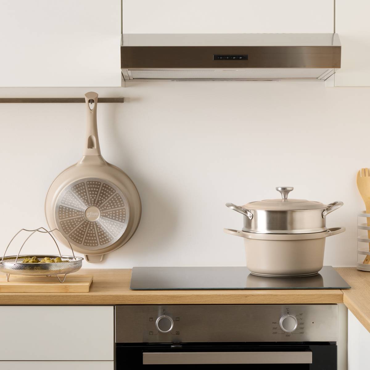 Cocotte aluminium, d.25,2 cm, spatule incluse Aluro