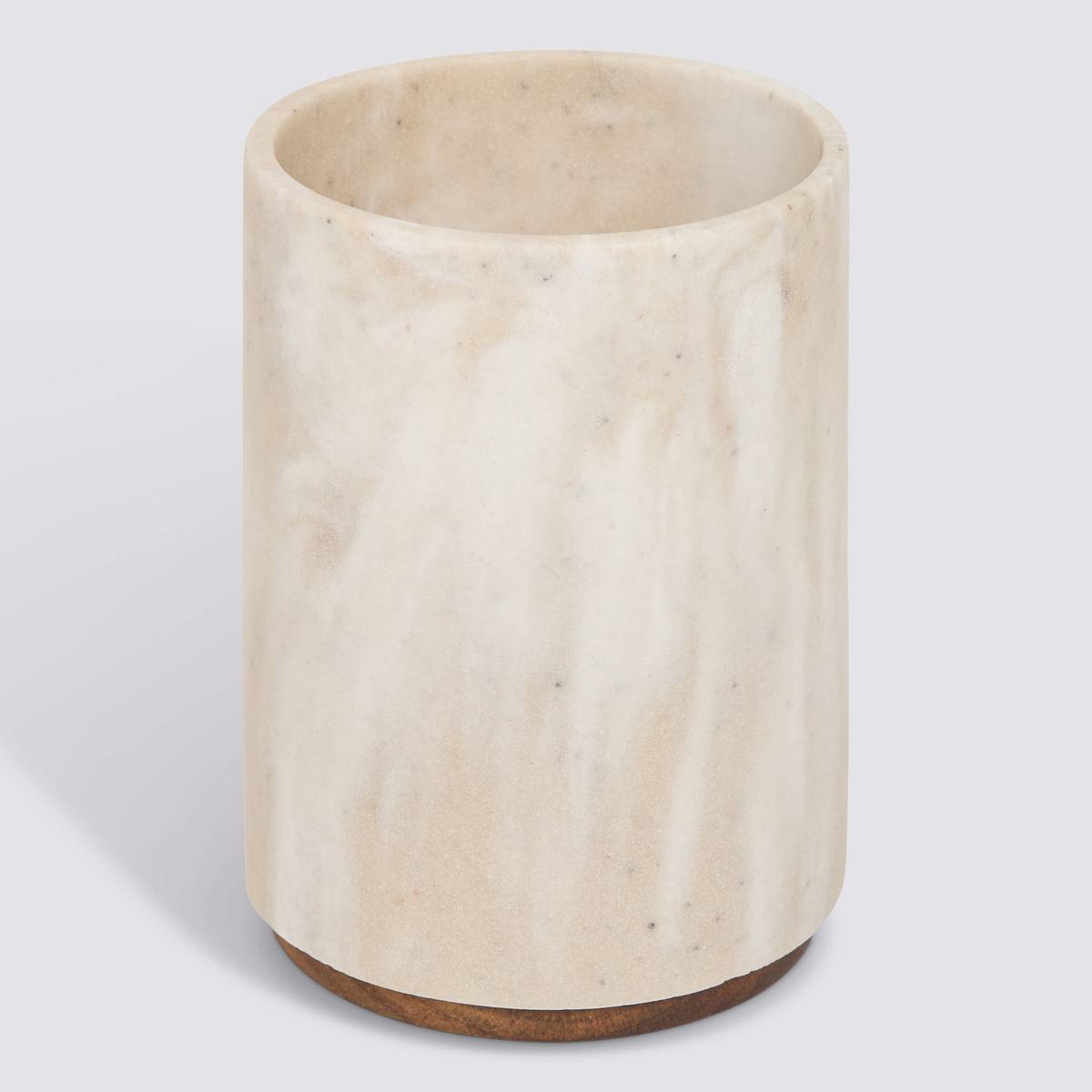 Pot à cotons, 12x12x17 cm, beige Come