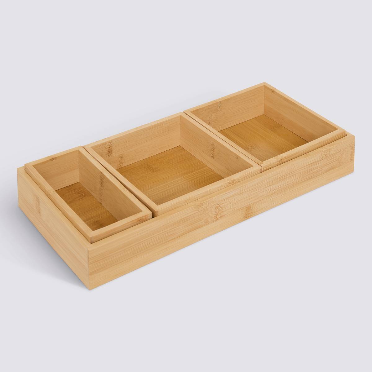 Organiseur, l.14,5/38,1 cm, beige Bambou