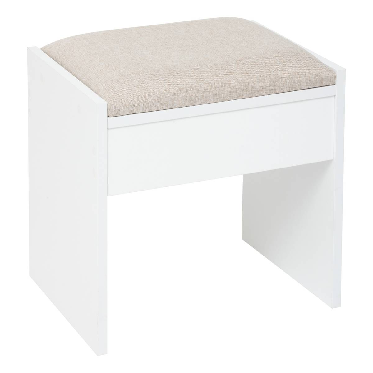 Coiffeuse avec miroir, 2 blanc Dolo