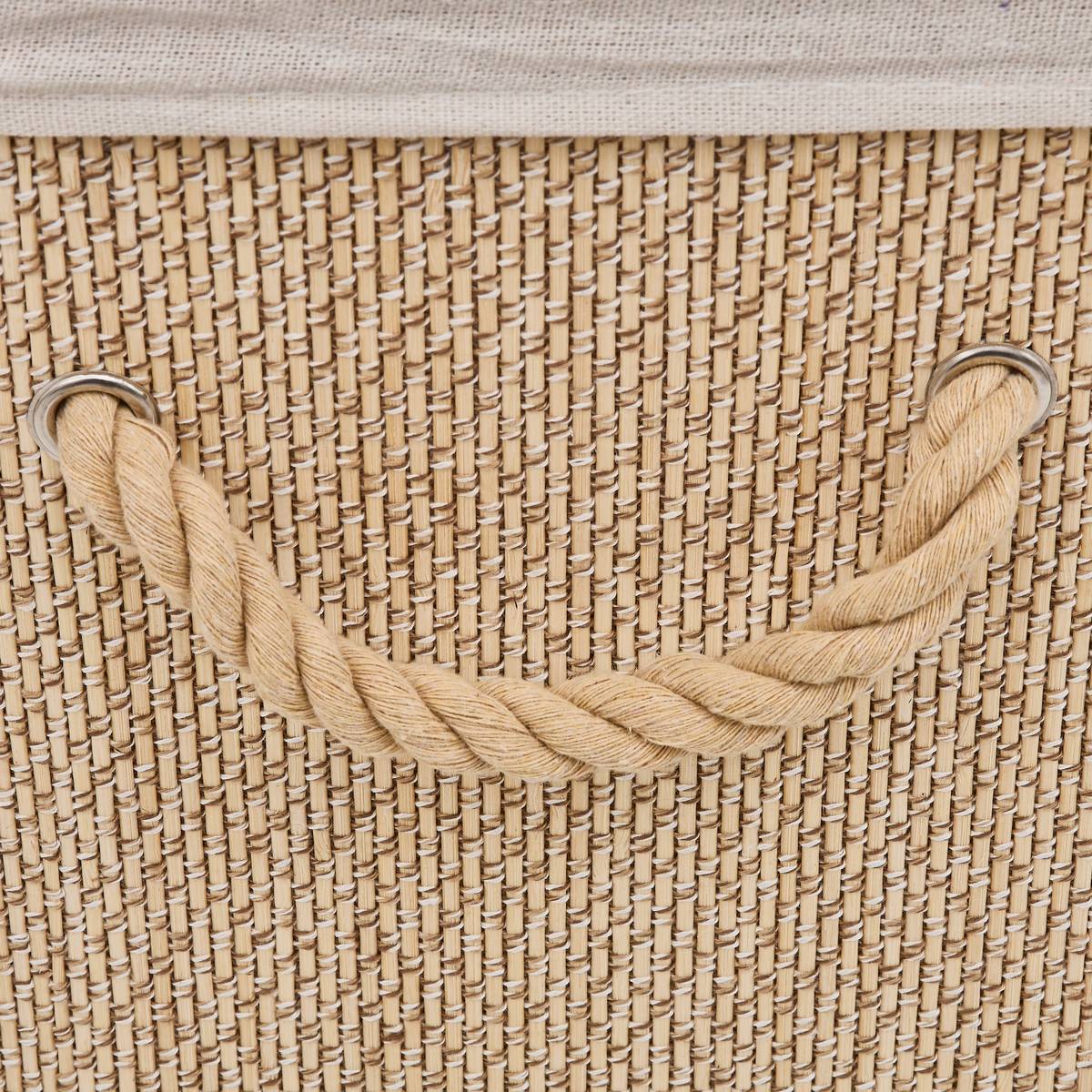 Panier à linge, 100 l, marron Stemy