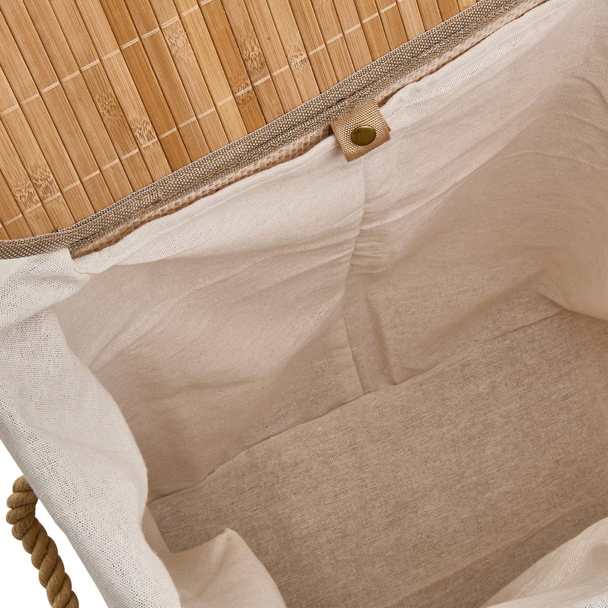 Panier à linge, 100 l, marron Stemy