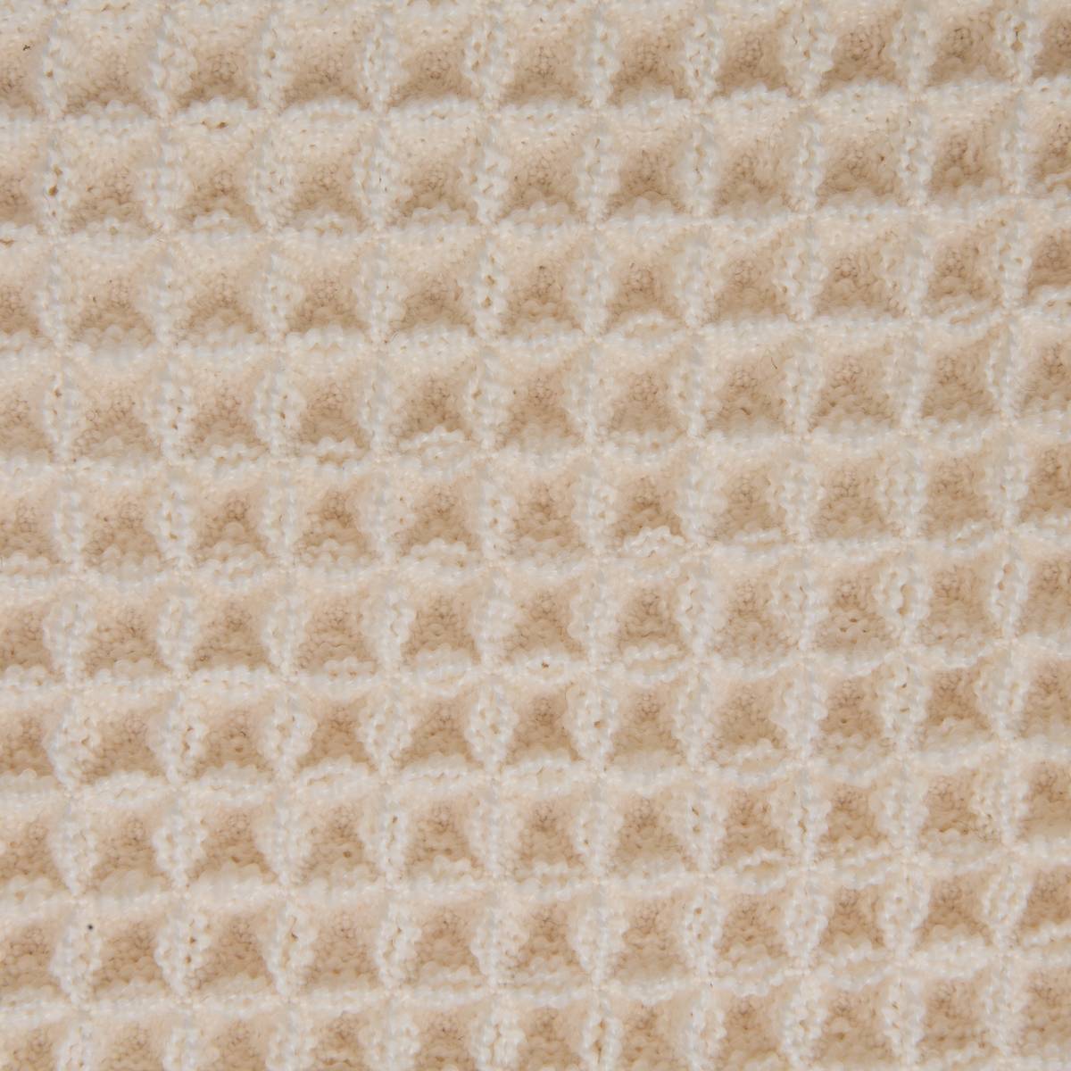 Tapis, 80x50 cm, beige Waffle