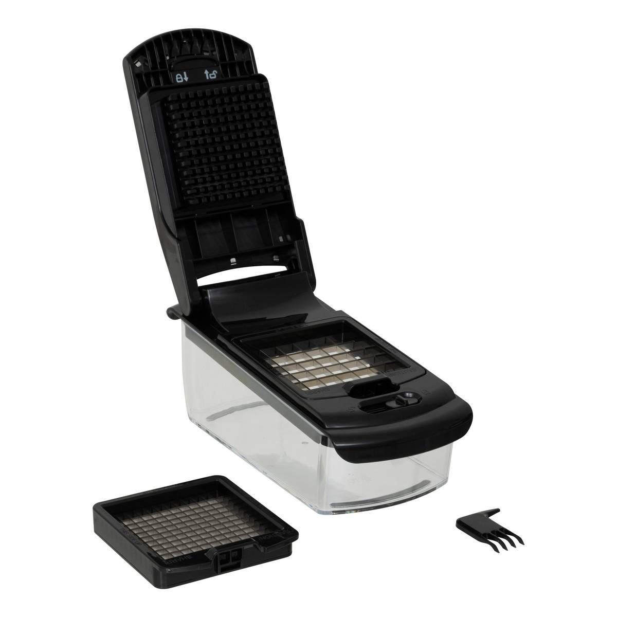 Mandoline 27,5x11,8x11,8 cm, noir Silver pro