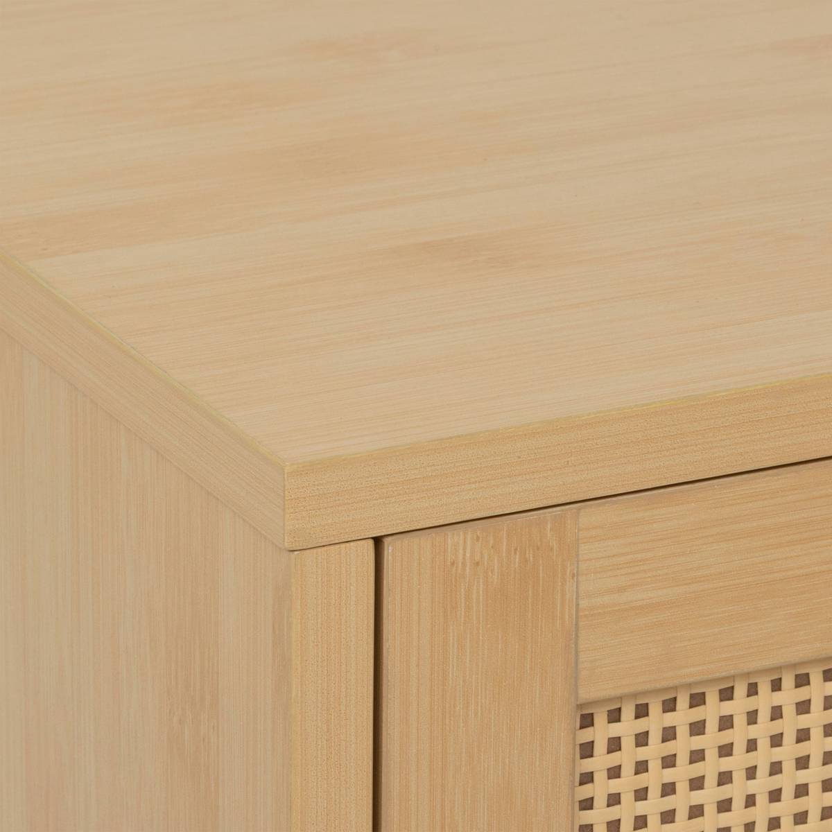 Meuble bas, 1 portes, 1 étagères Cane