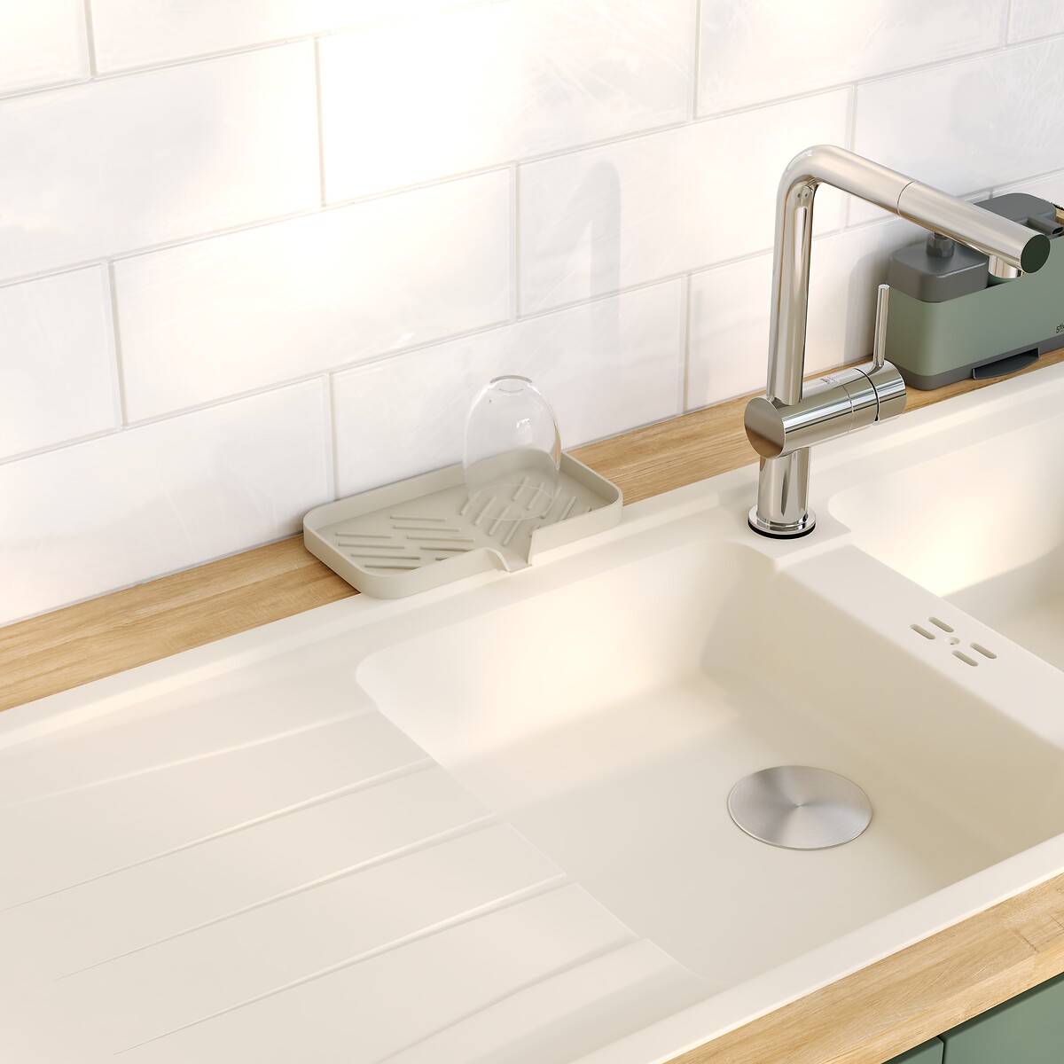 Tapis évier, 24x15 cm Sileo