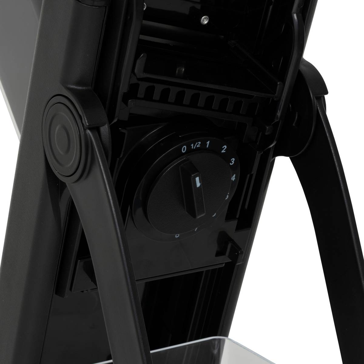 Mandoline 15,2x13,5x36,5 cm, noir Silver pro