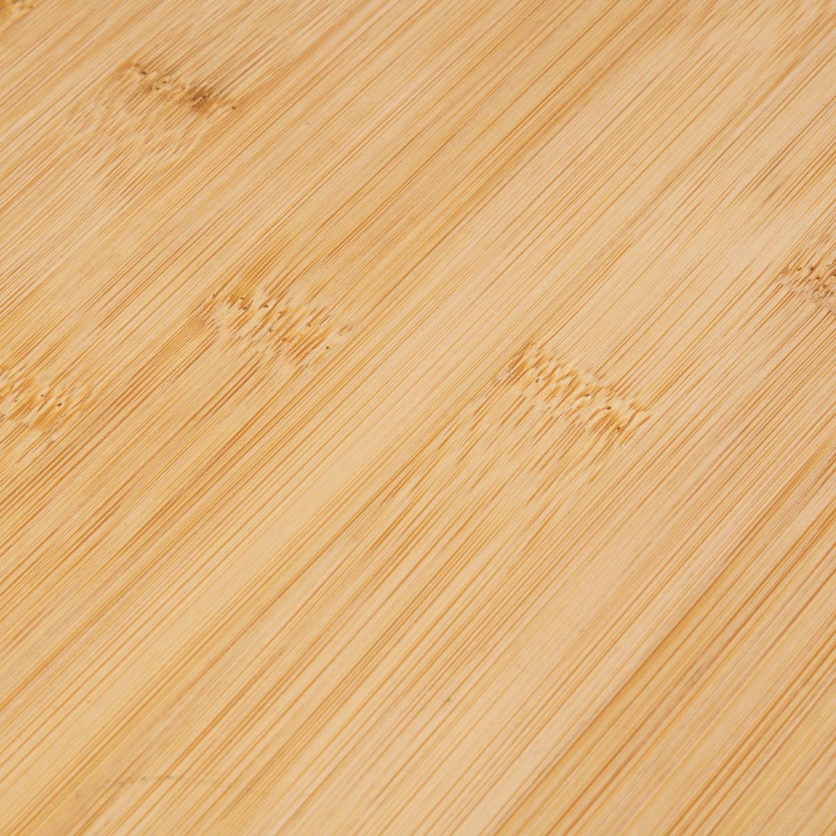 Plateau, 35x35x6 cm, beige Black bamboo