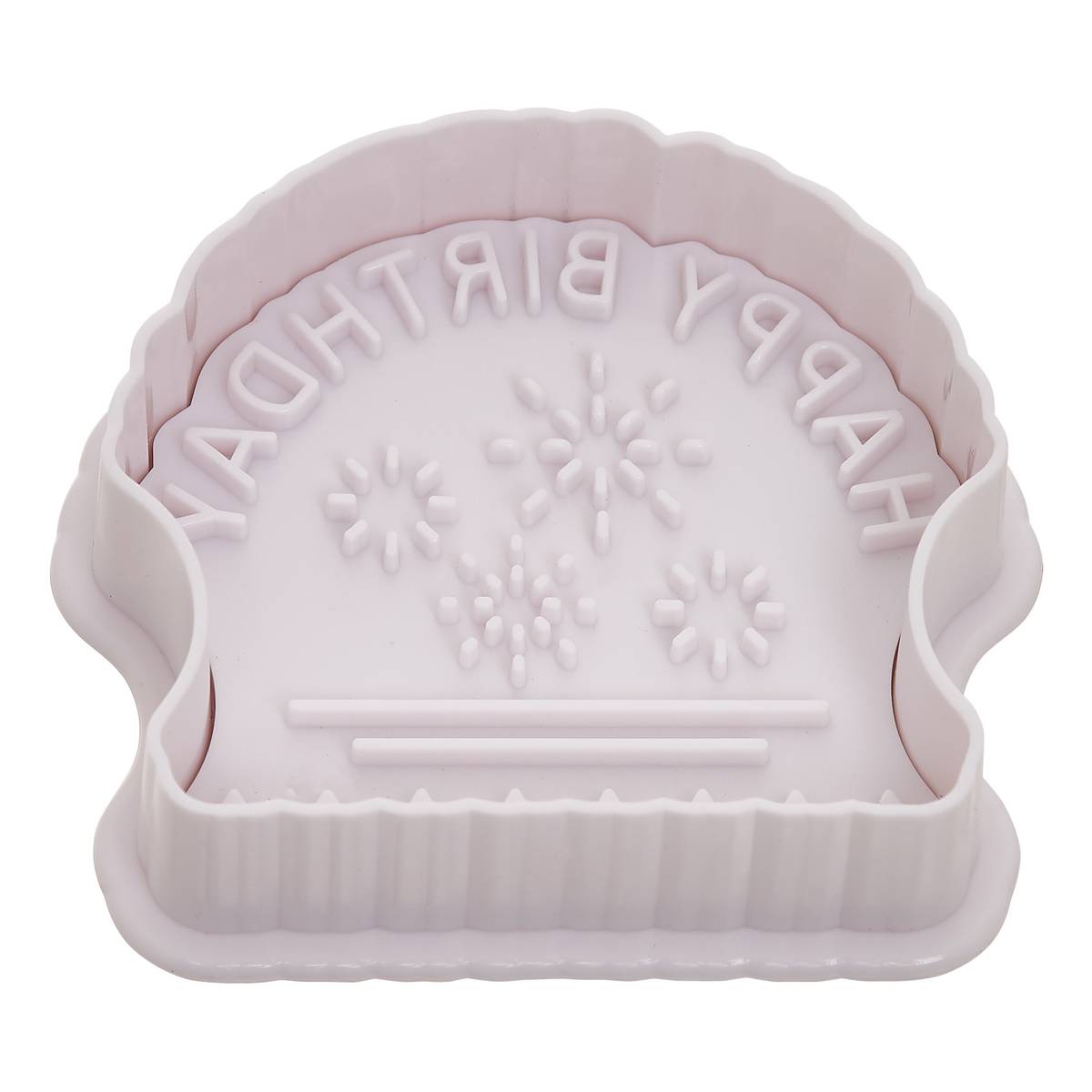 Tampon à pâtisserie, 6,7x5,1x7,1 cm, blanc