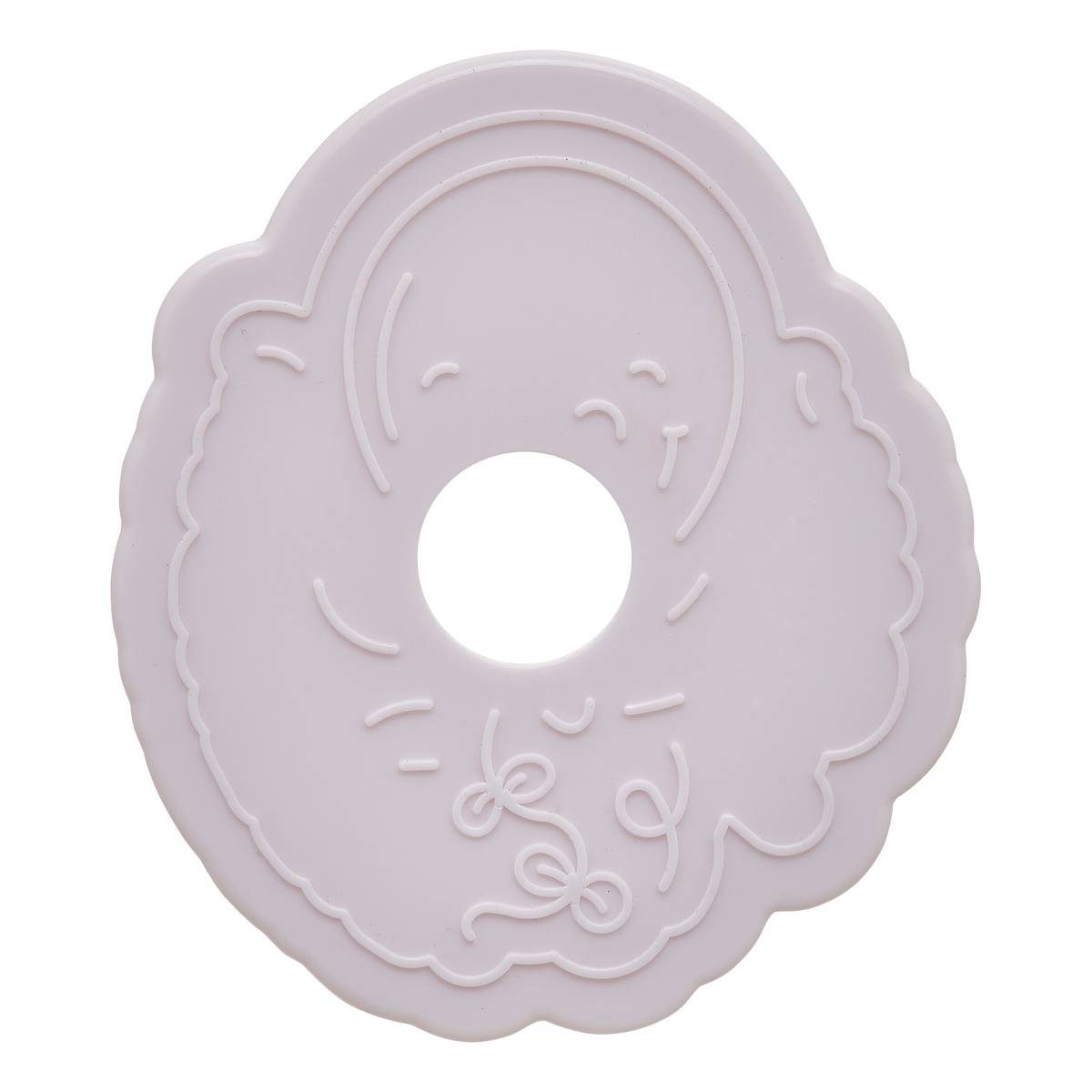 Tampon à pâtisserie, 6,7x5,1x7,1 cm, blanc