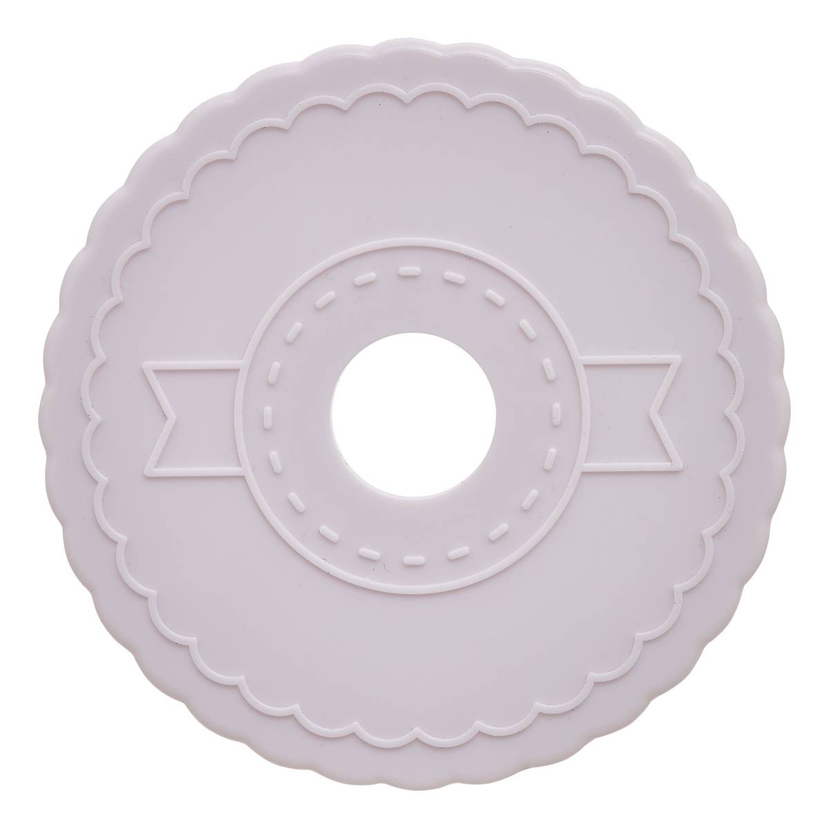 Tampon à pâtisserie, 6,7x5,1x7,1 cm, blanc