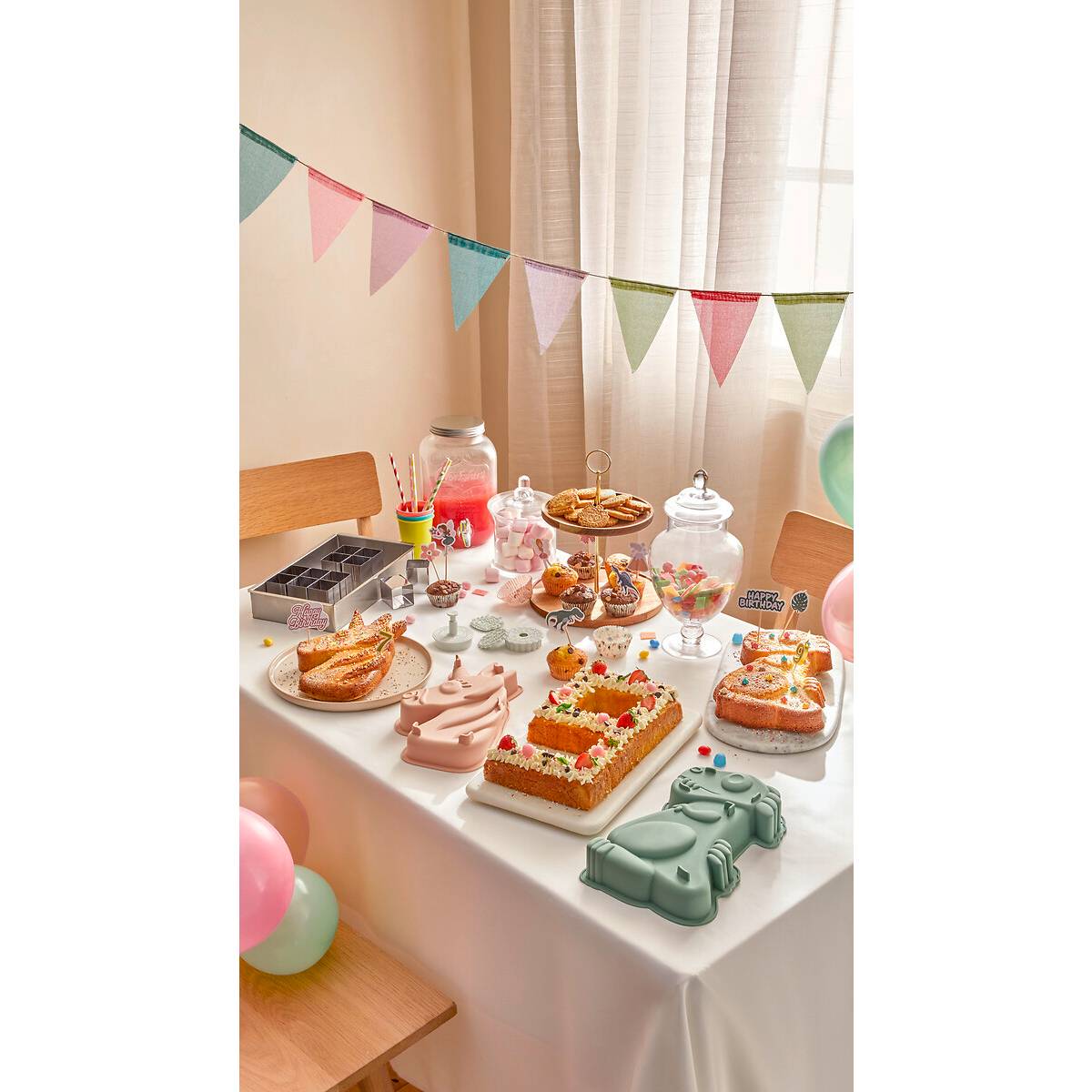 Tampon à pâtisserie, 6,7x5,1x7,1 cm, blanc