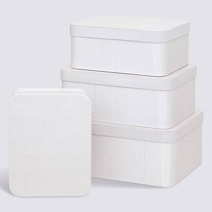 Boîte, 4 produits, beige Polybox