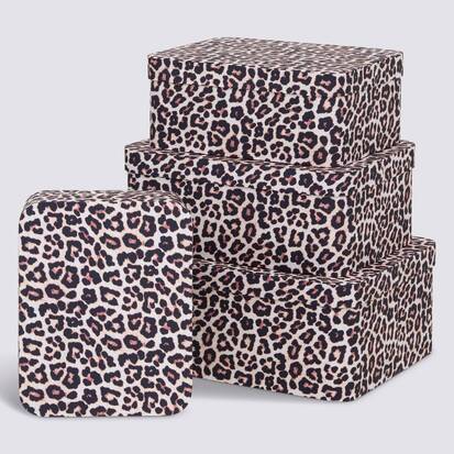 Boîte, 4 produits, beige Polybox