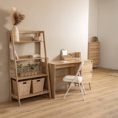 Etagère 4 niveaux, beige Abana