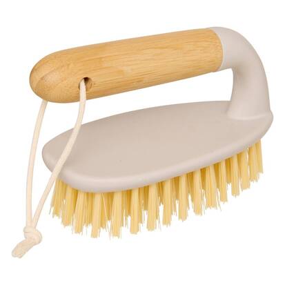 Brosse à récurer, l.14,5 cm, beige Wood'n clean