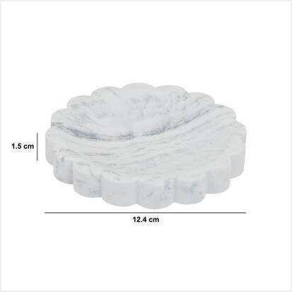 Porte-savon, blanc Marby