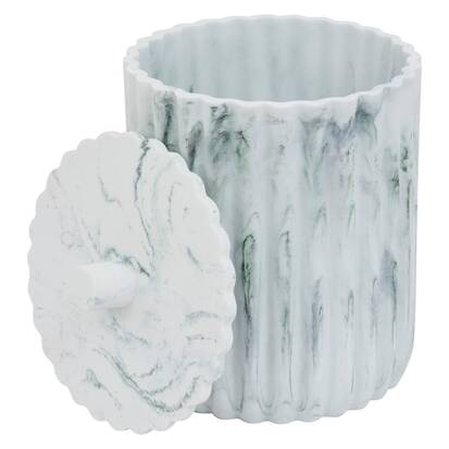 Poubelle, manuel, 5 l, blanc Marby