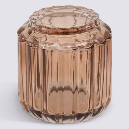 Pot à coton, ambre Florea