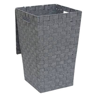Panier à linge, 50l, gris Lise