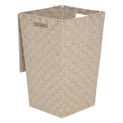 Panier à linge, 50l, beige Lise