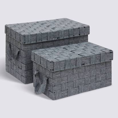 Panier, 2 produits, gris Lise
