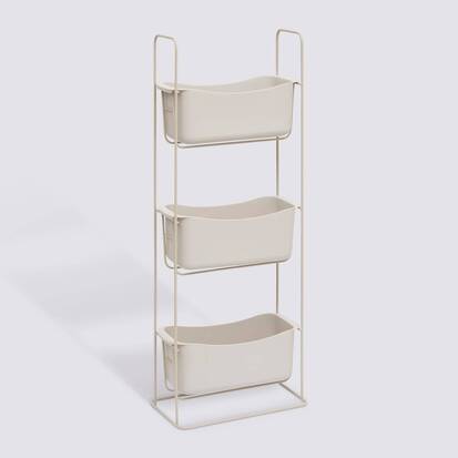 Étagère de douche 3 niveaux, beige Easy bath