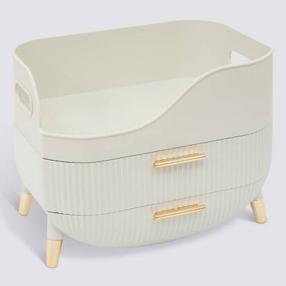 Organiseur, l.26 cm, beige Alba