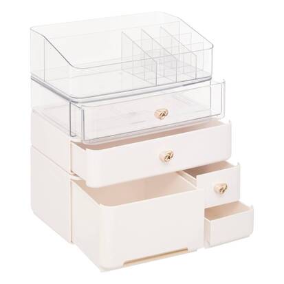 Organiseur, l.23 cm, blanc Sara