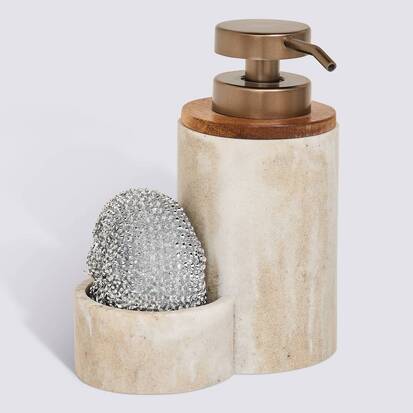 Distributeur à savon, 330 ml, beige Come