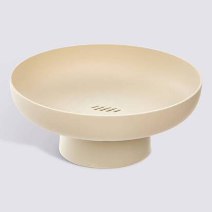 Corbeille à fruits 2,5 l, beige Poly