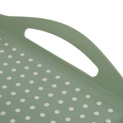 Plateau, 45,5x31,5 cm, vert Poly