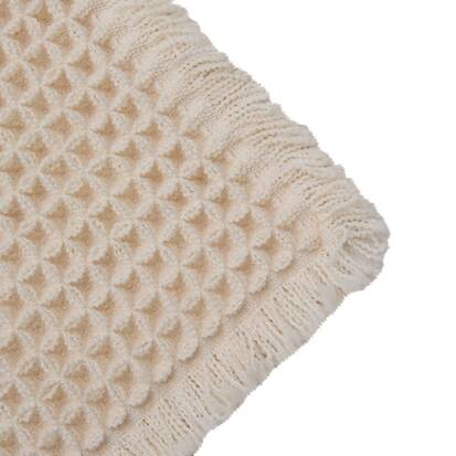 Tapis, 80x50 cm, beige Waffle