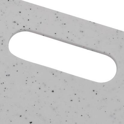 Lot de 2 planches à découper, l.21,5/24 cm, blanc 