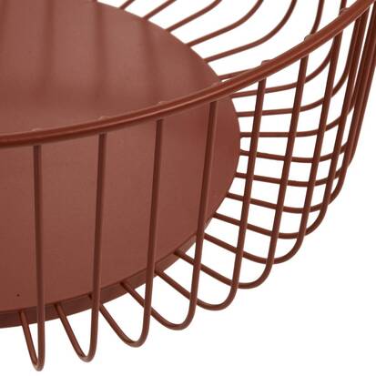 Corbeille à fruits 4,5 l, marron acajou Color edition