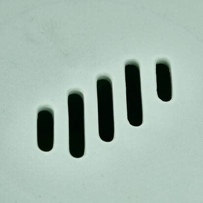 Corbeille à fruits 2,5 l, vert Poly