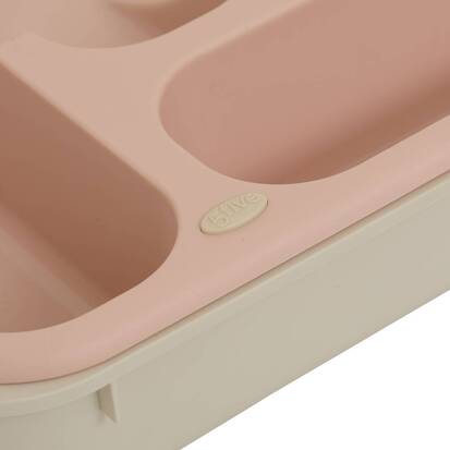 Range-couverts, 48,5x34x6 cm, rose Poly