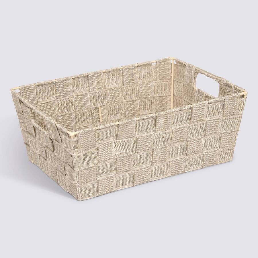 Panier, l.28 cm, beige Lise