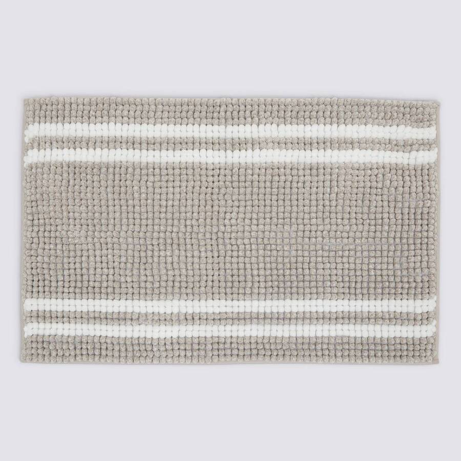 Tapis de bain, l.80 cm, marron