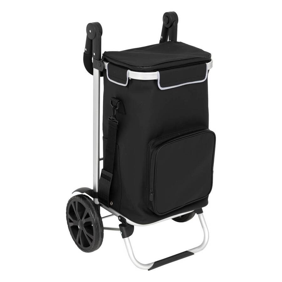 Chariot de course, 2 roues, noir 