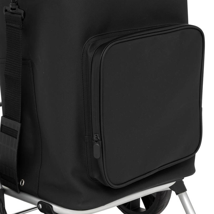 Chariot de course, 2 roues, noir 