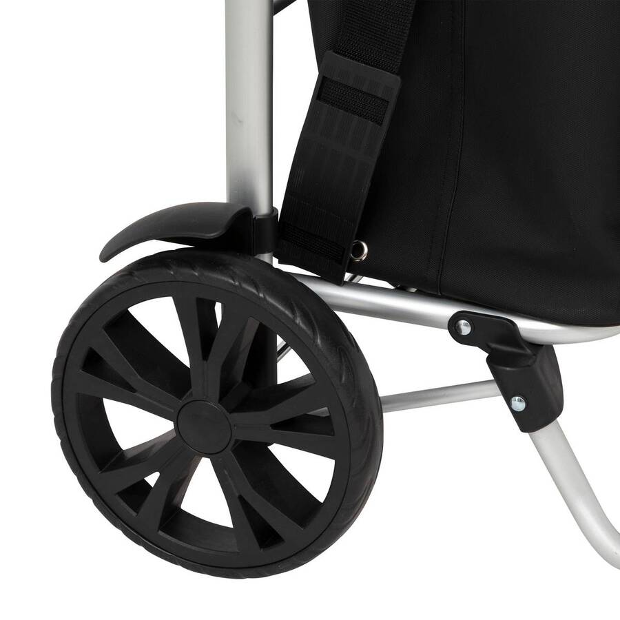 Chariot de course, 2 roues, noir 