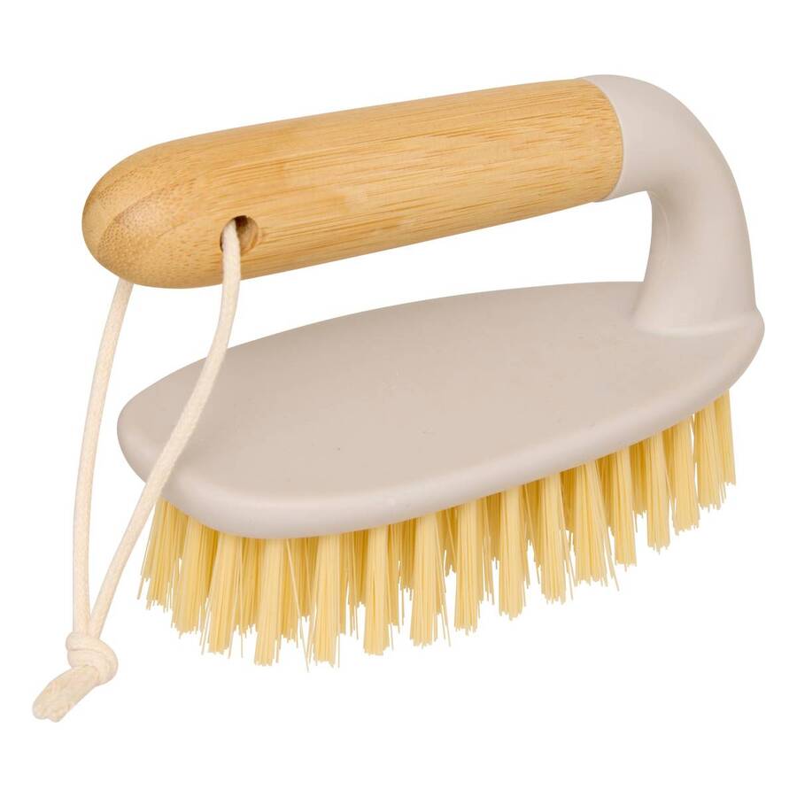 Brosse à récurer, l.14,5 cm, beige Wood'n clean