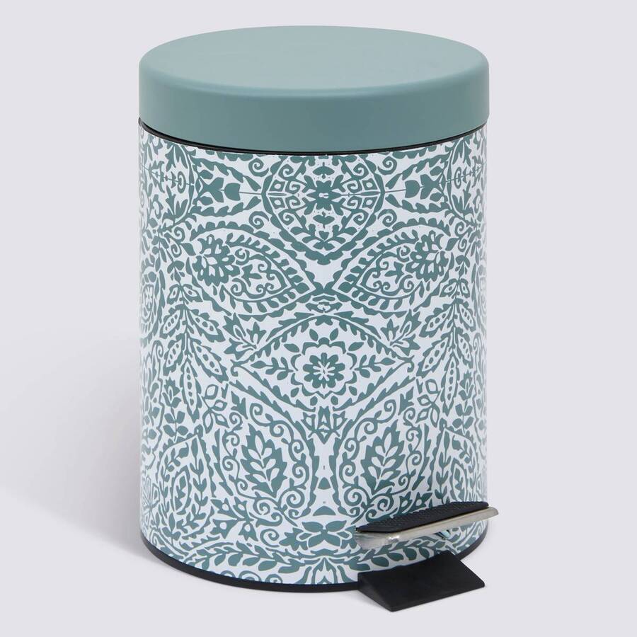 Poubelle, pédale, 3 l, vert Arboria