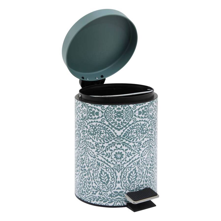 Poubelle, pédale, 3 l, vert Arboria