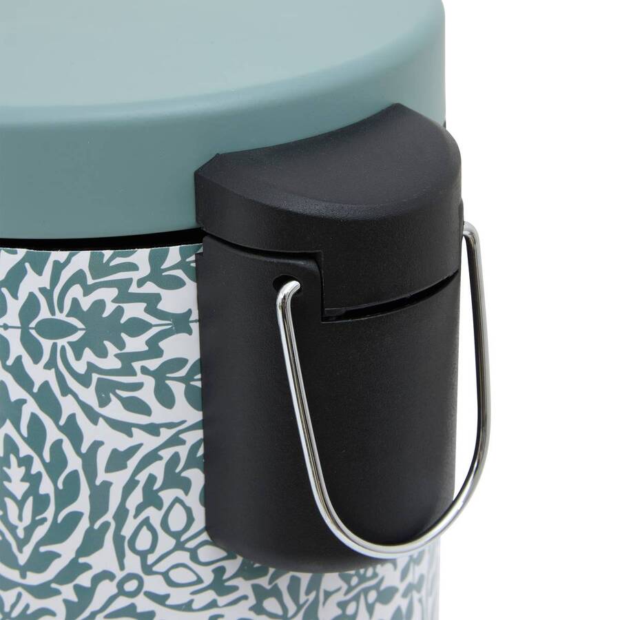 Poubelle, pédale, 3 l, vert Arboria